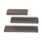 *WOONWINKEL* By-Boo Prinz Wandrek Set Van 3 Bruin, Huis en Inrichting, Verzenden, Nieuw