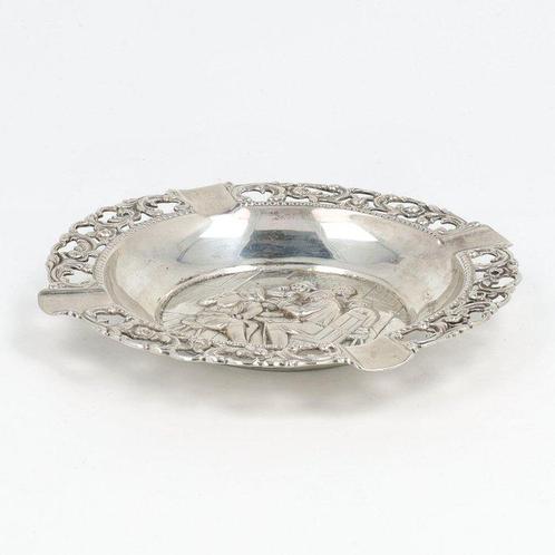 Asbak - .800 zilver, Antiek en Kunst, Antiek | Goud en Zilver