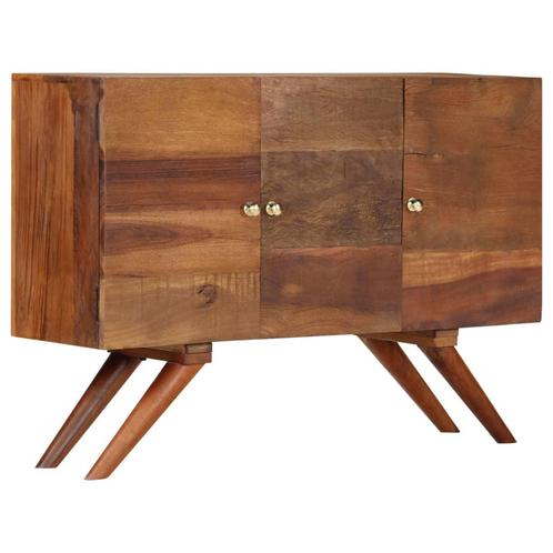 vidaXL Dressoir 110x30x75 cm massief gerecycled hout bruin, Huis en Inrichting, Kasten | Dressoirs, 25 tot 50 cm, Nieuw, 100 tot 150 cm