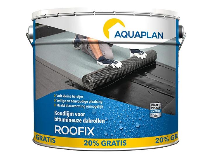 Aquaplan Aquaplan roofix koudlijm 12 kg, Doe-het-zelf en Verbouw, Dakpannen en Dakbedekking, Nieuw, Verzenden
