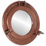 vidaXL Wandspiegel patrijspoort Ø30 cm aluminium en glas, Huis en Inrichting, Verzenden, Nieuw
