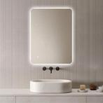 Loxa - Badkamerspiegel Malaga Led 80x60cm, Huis en Inrichting, Woonaccessoires | Spiegels, Verzenden, Nieuw, Rechthoekig