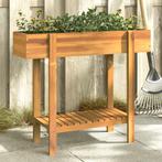 vidaXL Plantenbak verhoogd 90x30x75 cm massief acaciahout, Verzenden, Nieuw, Hout