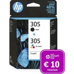 HP 305 - Inktcartridge - kleur &amp; zwart + Instant Ink, Ophalen of Verzenden, Zo goed als nieuw