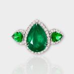 Zonder Minimumprijs - IGI 3.10 Ct Natural Green Emerald with