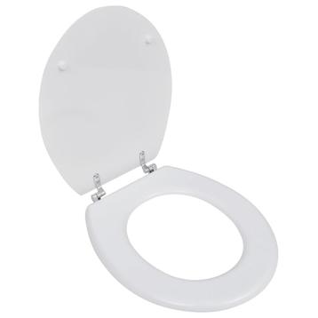Witte MDF Toiletbril - Simpel Design - Tweedekansje - 35%! beschikbaar voor biedingen