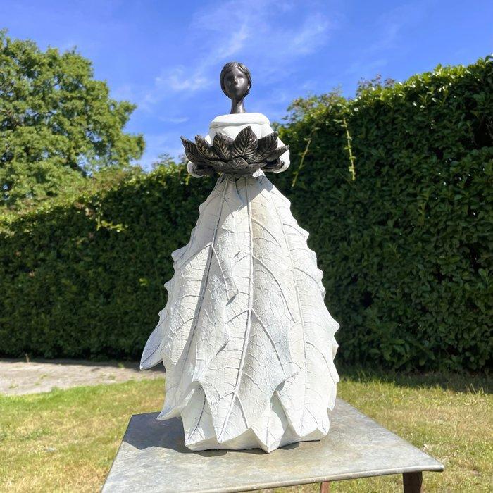 sculptuur, Leaf Lady - 44.5 cm - Polystone, Antiek en Kunst, Curiosa en Brocante