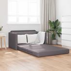 vidaXL Sofa Bed Grijs 124 x 71 x 78 cm Kunstleer, Huis en Inrichting, Verzenden, Nieuw, Leer, Minder dan 150 cm