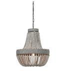 2dekans | light & living hanglamp LUNA kralen – oud wit –, Huis en Inrichting, Lampen | Hanglampen, Ophalen of Verzenden, Zo goed als nieuw