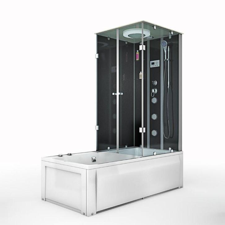 Douche- Bad Whirlpool Combi 180X90X222 Helos -L (Badkamer), Huis en Inrichting, Badkamer | Complete badkamers, Nieuw, Ophalen of Verzenden