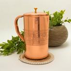 Puur Koperen Kan Bloempatroon - 1,5 liter, Huis en Inrichting, Ophalen of Verzenden, Nieuw