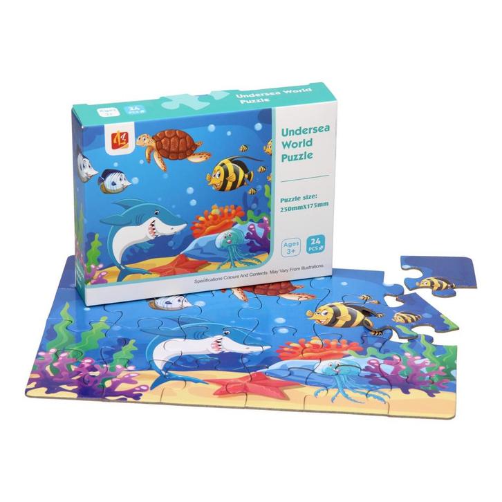 Nieuw Puzzel Onderwaterwereld, 24st., Kinderen en Baby's, Speelgoed | Kinderpuzzels, Ophalen of Verzenden