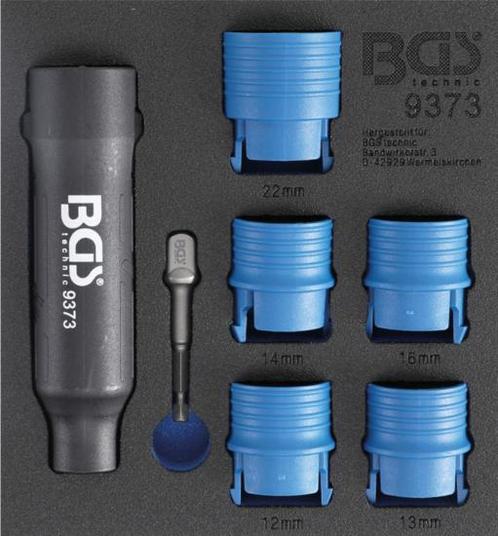 Bgs Technic Stoelreinigingsborstel, 12 - 22 mm 7-delige, Auto diversen, Autogereedschap, Verzenden