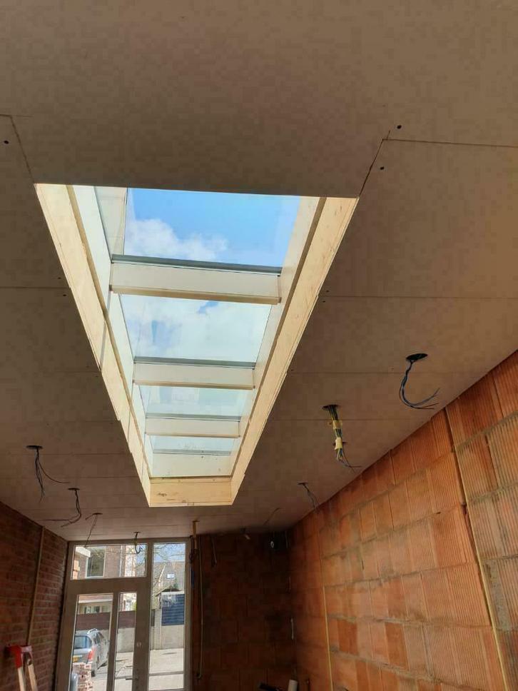 Lichtstraat. Lichtkoepel. Daklicht. Echt glas HR++, Doe-het-zelf en Verbouw, Glas en Ramen, Dubbelglas, Veiligheidsglas, Nieuw