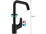 Hansgrohe Focus M41 - Ééngreeps keukenmengkraan - Draaibare, Verzenden, Zo goed als nieuw