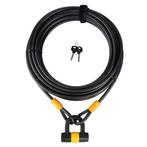VINZ Kinabalu Kabelslot -  12mm x 15 Meter, Motoren, Accessoires | Sloten, Verzenden, Nieuw