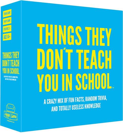 Things They Dont Teach You in School - Game |, Hobby en Vrije tijd, Gezelschapsspellen | Kaartspellen, Nieuw, Verzenden