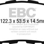 EBC 15-17 Mazda Miata MX-5 Redstuff Ceramic Low Dust Front, Ophalen of Verzenden, Nieuw