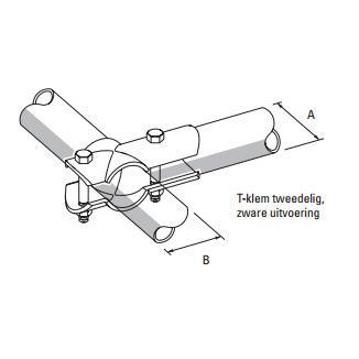 T-klem zware uitvoering 2 x 2, Dieren en Toebehoren, Runderen