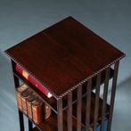 Boekenmolen of revolving bookcase ca 1900 Engeland eikenhout, Ophalen of Verzenden