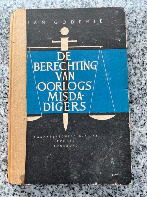 De berechting van oorlogsmisdadigers  (Jan Goderie), Boeken, Geschiedenis | Wereld, Europa, 20e eeuw of later, Gelezen, Verzenden