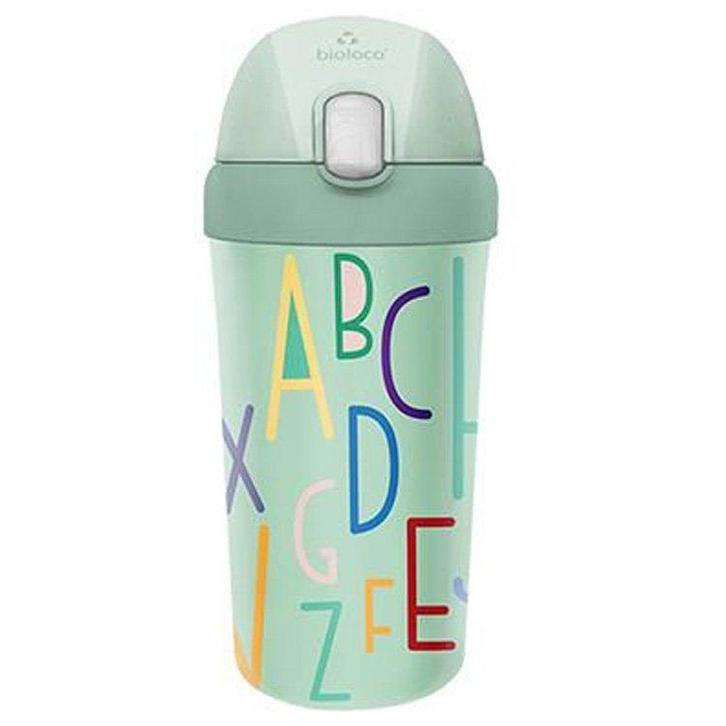PLA/plant Bioloco Beker met Rietje voor Kinderen 400ml - ABC, Huis en Inrichting, Keuken | Servies, Nieuw, Ophalen of Verzenden