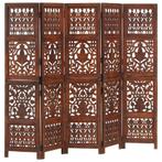 vidaXL Kamerscherm 5 panelen handgesneden 200x165 cm, Verzenden, Nieuw