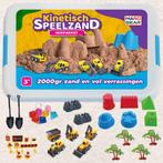 Kinetisch zand bouwplaats koffer met vormpjes en meer., Ophalen of Verzenden, Nieuw