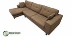 Lichtbruine hoekbank | Compact & comfortabel | 4-zits, Huis en Inrichting, Banken | Bankstellen, 250 tot 300 cm, Gebruikt, Hoekbank