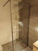 Inloopdouche 90cm geborsteld grijs antikalk - 0008, Doe-het-zelf en Verbouw, Sanitair, Ophalen, Nieuw, Glas, Douche