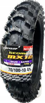 Dunlop Geomax MX 12 Cross achterband 70/100-10, Ophalen of Verzenden, Nieuw