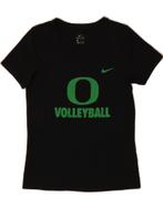 NIKE Womens Dri Fit Graphic T-Shirt Top UK 10 Small Black, Kleding | Dames, Verzenden, Nieuw