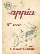 1959 LANCIA APPIA SEDAN INSTRUCTIEBOEKJE ITALIAANS