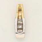 Hanger - 14 karaat Geel goud, Witgoud - 0.40ct. tw. Diamant
