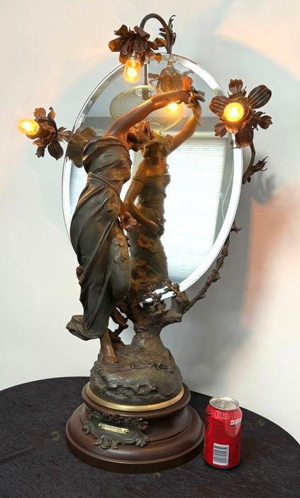Julien Caussé (1869-1914) - sculptuur, Capucine - 83 cm -, Antiek en Kunst, Antiek | Meubels | Stoelen en Banken