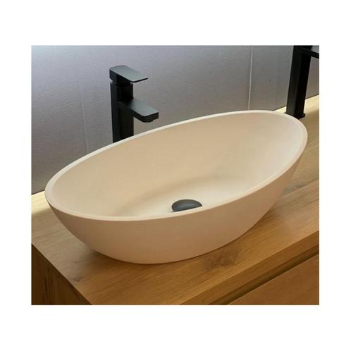 Waskom Casajoy 61.5x34x16cm Iris Solid Surface Mat Wit, Doe-het-zelf en Verbouw, Sanitair, Overige typen, Nieuw, Ophalen of Verzenden