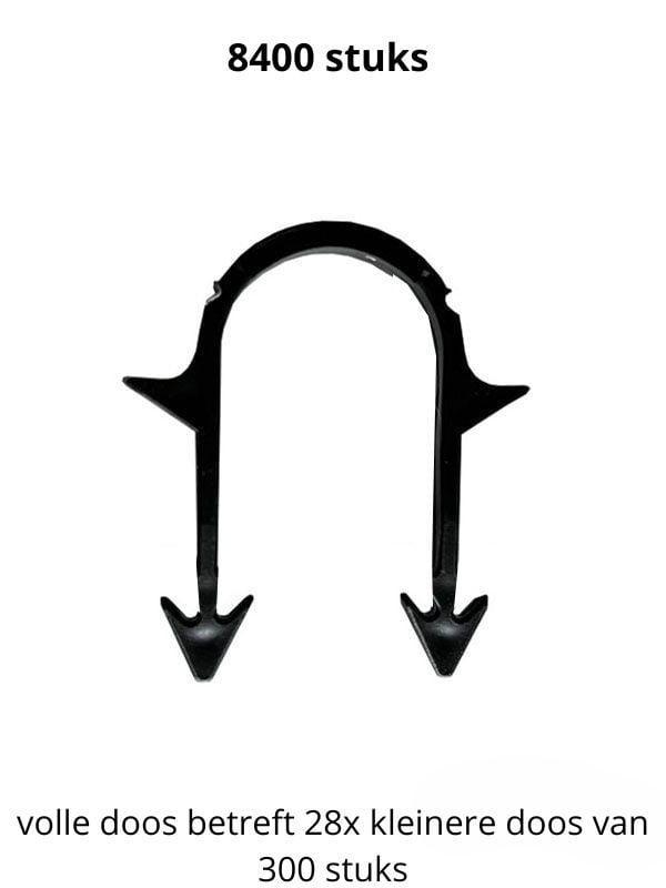 8400 tacker krammen voor buis 14-18mm (55mm) (legsystemen), Doe-het-zelf en Verbouw, Verwarming en Radiatoren, Overige typen, Nieuw
