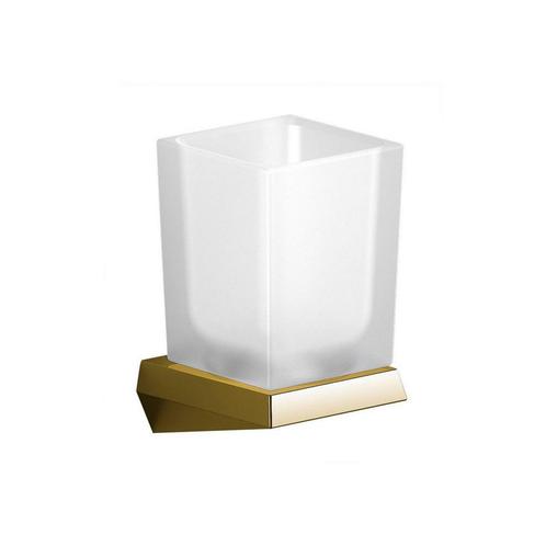 Glashouder Sapho Soul Hangend 8.8x13.6x8.6 cm Goud, Doe-het-zelf en Verbouw, Sanitair, Bad, Nieuw, Ophalen of Verzenden