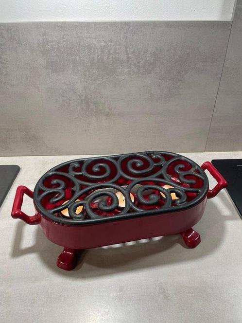 Staub, Style Le Creuset - Theelichthouder Guidon,, Antiek en Kunst, Antiek | Keukenbenodigdheden