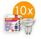 10 stuks Osram LED GU10 2.6W/827 36º 230lm Niet-Dimbaar Ø5, Ophalen of Verzenden, Nieuw