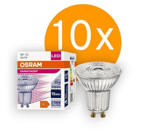 10 stuks Osram LED GU10 2.6W/827 36º 230lm Niet-Dimbaar Ø5, Huis en Inrichting, Lampen | Overige, Nieuw, Ophalen of Verzenden