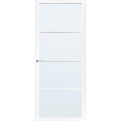Skantrae binnendeur SSL4404 83x211,5 (Stomp, Blankglas), Doe-het-zelf en Verbouw, Deuren en Horren, Nieuw, Glas, Hout, Binnendeur