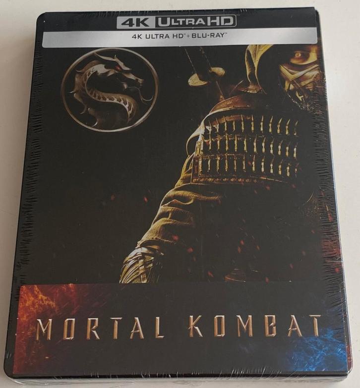 MORTAL KOMBAT (IN SEAL) (STEELBOOK) (IMPORT WITH DUTCH SUBS), Cd's en Dvd's, Blu-ray, Gebruikt, Verzenden