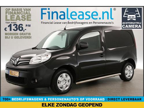 Renault Kangoo 1.5 dCi L1H1 Airco Cruise Cam Navi PDC €136pm, Auto's, Bestelauto's, Lease, Handgeschakeld, Diesel, Renault, Zwart