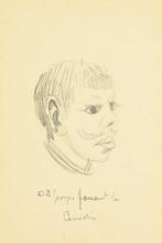 Camille Pissaro (1830-1903) - Georges Jouant la comédie,, Antiek en Kunst
