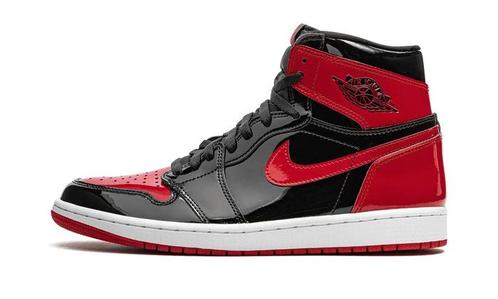 Jordan 1 High Patent Bred - maat 45 (Sneakers, Schoenen), Kleding | Dames, Schoenen, Sneakers of Gympen, Nieuw, Verzenden