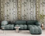 Boheemse stof met realistische bamboe stokken - 280x280cm -