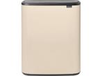 Brabantia Bo Touch Bin Prullenbak - 60 liter - Soft Beige, Verzenden, Zo goed als nieuw
