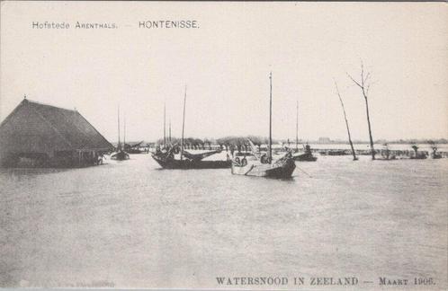 HONTENISSE - Hofstede Arenthals. Watersnood in Zeeland - ..., Verzamelen, Ansichtkaarten | Nederland, Verzenden