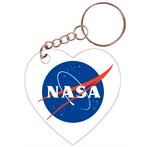 Sleutelhanger hartje 5x5cm - Logo NASA - Origineel NIEUW, Verzamelen, Ophalen of Verzenden, Nieuw